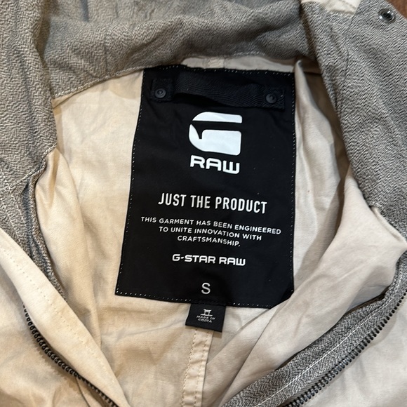 G-Star Raw overshirt hoodie size small. - Picture 2 of 4